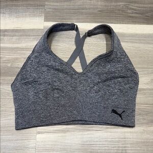 Puma Gray Sports Bra size small